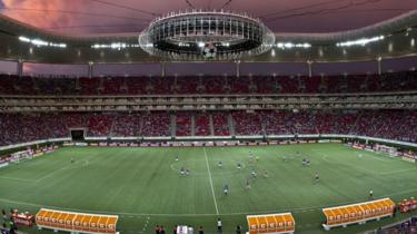 El estadio Chivas es uno de los más modernos en México con capacidad para 45.000 personas. Getty Images