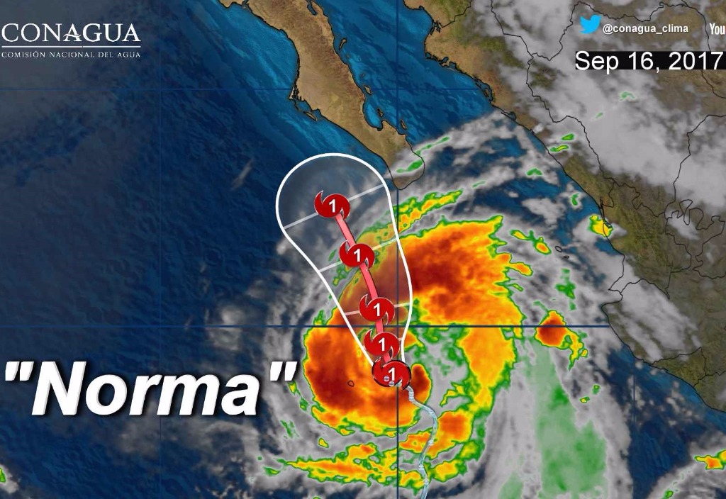 ‘Norma’ impactará en el norte como tormenta tropical Legislador 43